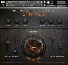 Sonixinema hybrid scoring collection strings