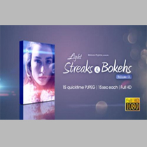 Light Streaks and Bokehs Vol 1 for Final Cut Pro, Premiere Pro