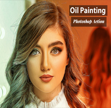 Oil Painting Photoshop Action – 4825796