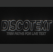 Discotext v1.0 for After Effects