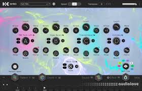 Interactive world map UI showing many circular markers across continents, with top and bottom control bars visible.