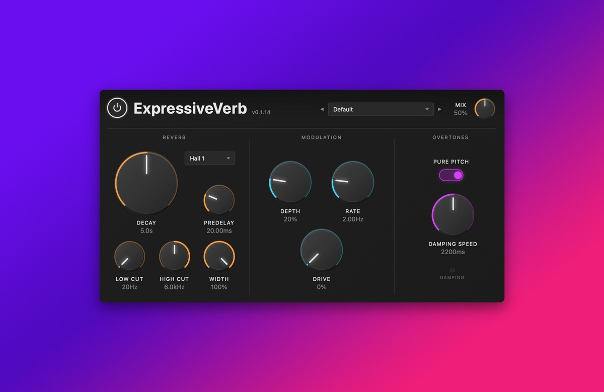Expressive DSP ExpressiveVerb